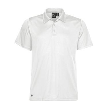 Stormtech Men's Eclipse H2X-Dry Pique Polo - White färg White Stormtech Stormtech Men's Eclipse H2X-Dry Pique Polo - White färg White Stormtech