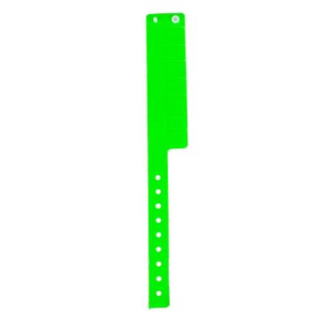 Festivalarmband - Vinyl - 7 biljetter - Grön färg Grön 