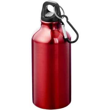 Vattenflaska - Karbinhake - 400 ml - Röd färg Röd 