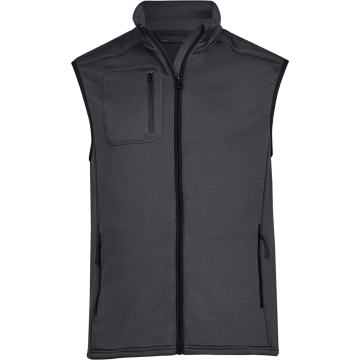 Tee Jays stretch fleece bodywarmer Unisex-Dark Grey färg Dark Grey Tee Jays