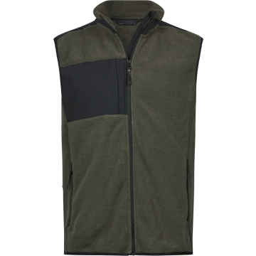 Tee Jays mountain fleece bodywarmer Unisex-Deep Green färg Deep Green Tee Jays