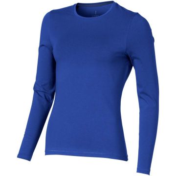 Långärmad t-shirt - Ponoka - Dam - Blå, L färg Blå Elevate