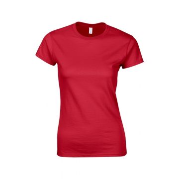 Softstyle Women's T-Shirt-Red färg Red 