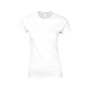 Softstyle Women's T-Shirt-White färg White 