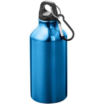 Vattenflaska - Karbinhake - 400 ml - Blå färg Blå 