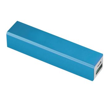 Powerbank i aluminium - Volt - 2200 mAh - Ljusblå färg Ljusblå Bullet