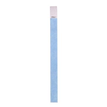 Festivalarmband - Tyvek - Ljusblå, 19mm färg Ljusblå 