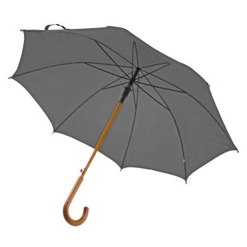 Paraply - Klassisk - 23" - Grå färg Grå 