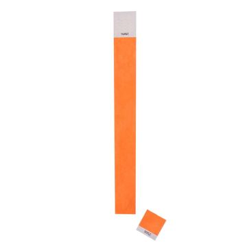 Festivalarmband - Tyvek - Biljett - Orange färg Orange 