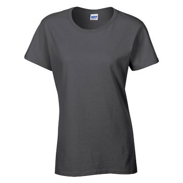 Heavy Cotton Women's T-Shirt-Dark Heather färg Dark Heather Gildan