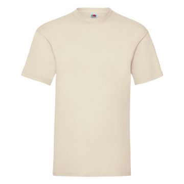 Valueweight Tee-Natural färg Natural Fruit of the Loom