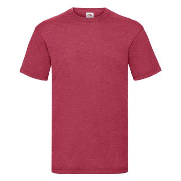 Valueweight Tee-Heather Red färg Heather Red Fruit of the Loom