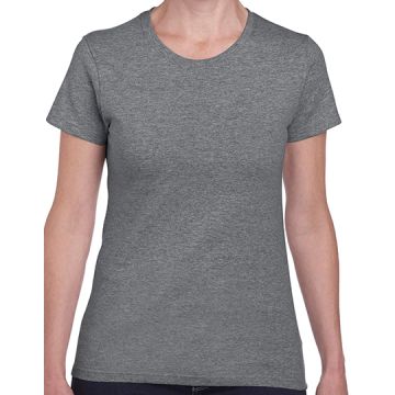 Heavy Cotton Women's T-Shirt-Graphite Heather färg Graphite Heather Gildan