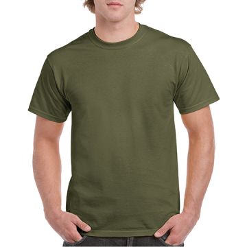 Heavy Cotton Adult T-Shirt-Military Green färg Military Green Gildan