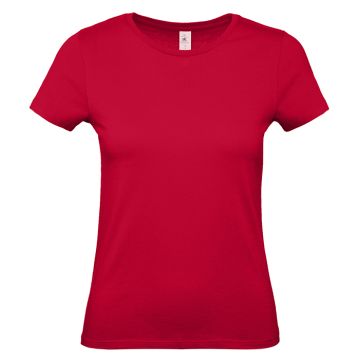 #E150 /women T-Shirt-Deep Red färg Deep Red B&C