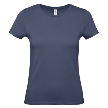 #E150 /women T-Shirt-Denim färg Denim B&C