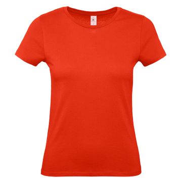 #E150 /women T-Shirt-Fire Red färg Fire Red B&C