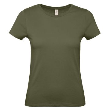 #E150 /women T-Shirt-Urban Khaki färg Urban Khaki B&C