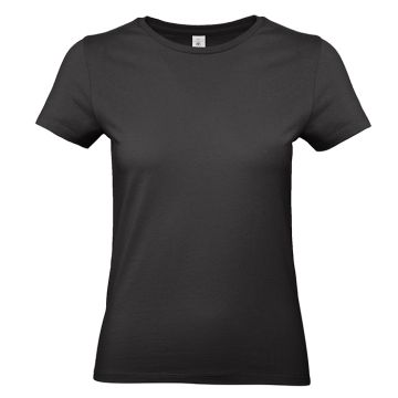 #E190 /women T-shirt-Black färg Black B&C