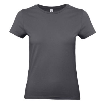 #E190 /women T-shirt-Dark Grey färg Dark Grey B&C