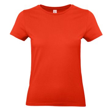 #E190 /women T-shirt-Fire Red färg Fire Red B&C