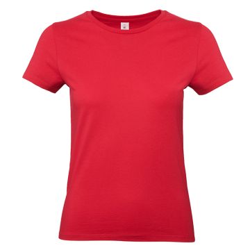 #E190 /women T-shirt-Red färg Red B&C