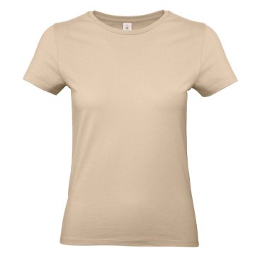 #E190 /women T-shirt-Sand färg Sand . B&C