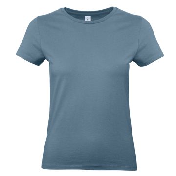 #E190 /women T-shirt-Stone Blue färg Stone Blue B&C