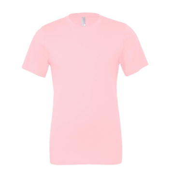 Jersey Short Sleeve Tee Unisex -Pink färg Pink 