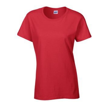 Heavy Cotton Women's T-Shirt-Red färg Red Gildan