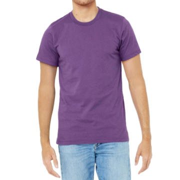 Jersey Short Sleeve Tee Unisex -Royal Purple färg Royal Purple 