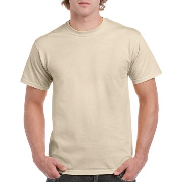 Heavy Cotton Adult T-Shirt-Sand färg Sand . Gildan