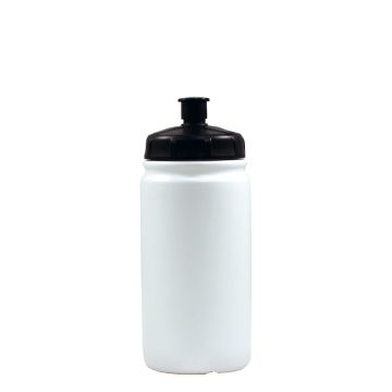 Small Sportflaska 500 ml-Vit-Svart färg Vit Emballator