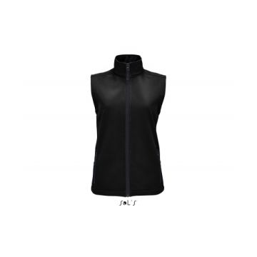 Sol´s Race Bodywarmer Softshell W-Black färg Black SOL´S