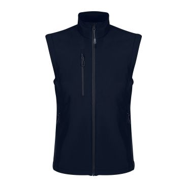 Recycled Softshell Bodywarmer Unisex-Navy färg Navy 