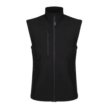 Recycled Softshell Bodywarmer Unisex-Black färg Black 