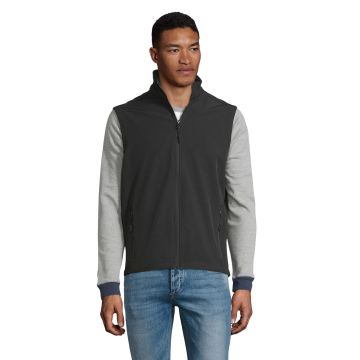 Sol´s Race Bodywarmer Softshell M-Black färg Black SOL´S