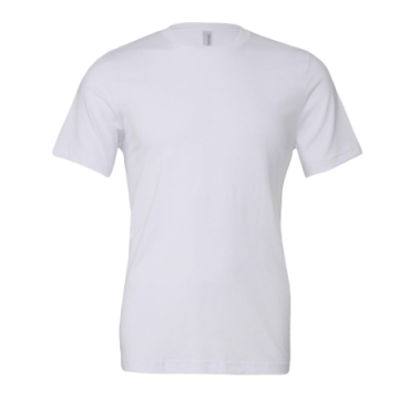 Jersey Short Sleeve Tee Unisex -White färg White 