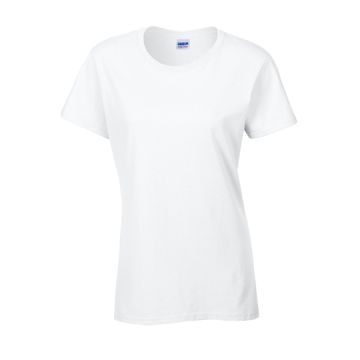Heavy Cotton Women's T-Shirt-White färg White Gildan