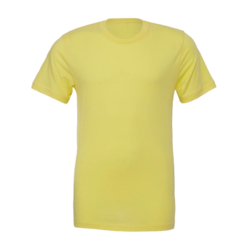 Jersey Short Sleeve Tee Unisex -Yellow färg Yellow 