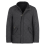 Barbour Men's Powell Quilted Jacket - Black färg Black Barbour